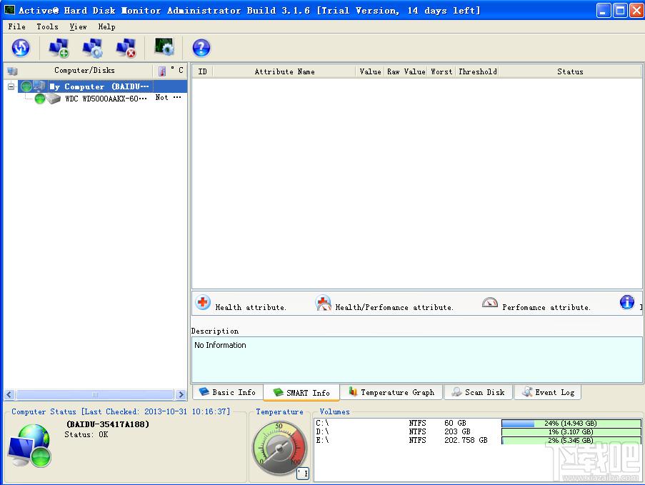 Hard Disk Monitor,Active@ Hard Disk Monitor