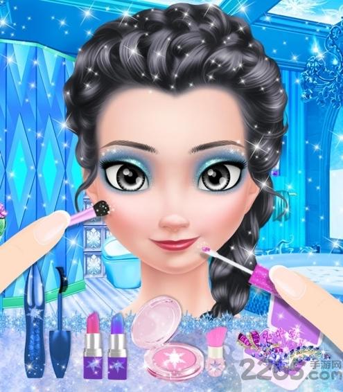 冰雪公主魔幻化妆沙龙手机版下载,冰雪公主魔幻化妆沙龙,化妆游戏,模拟游戏